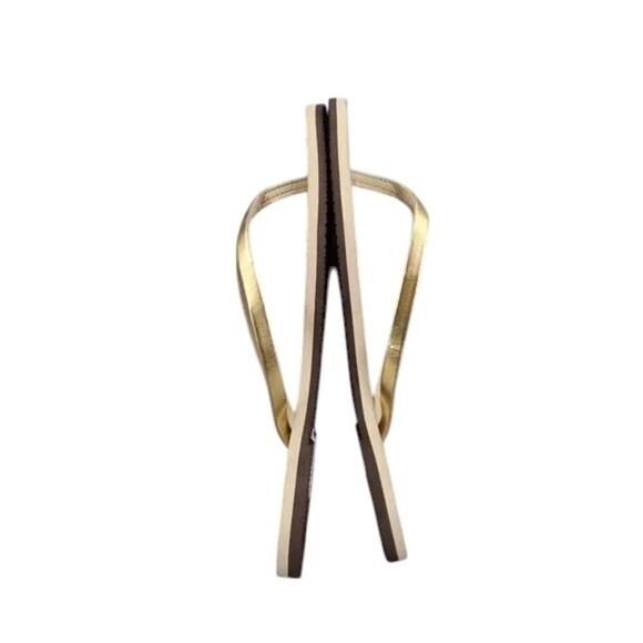 Havaianas Shoes Womens 9.5 Sandals Flip Flop Casual Fashion Gold Metallic Slim - Picture 10 of 15